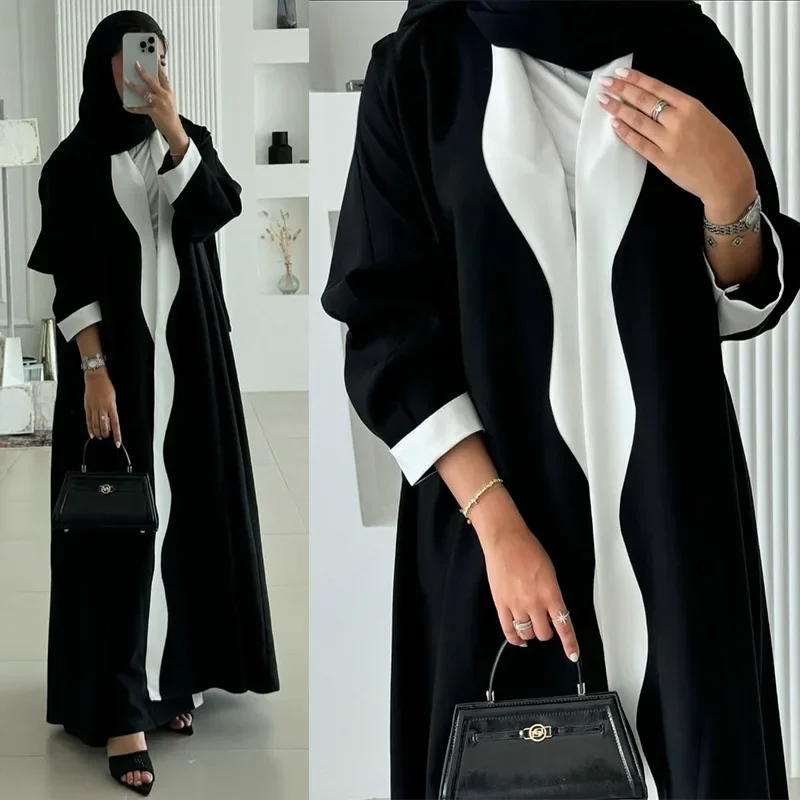 Embroidery Kebaya - Open Kimono Abaya Dubai Islam Muslim