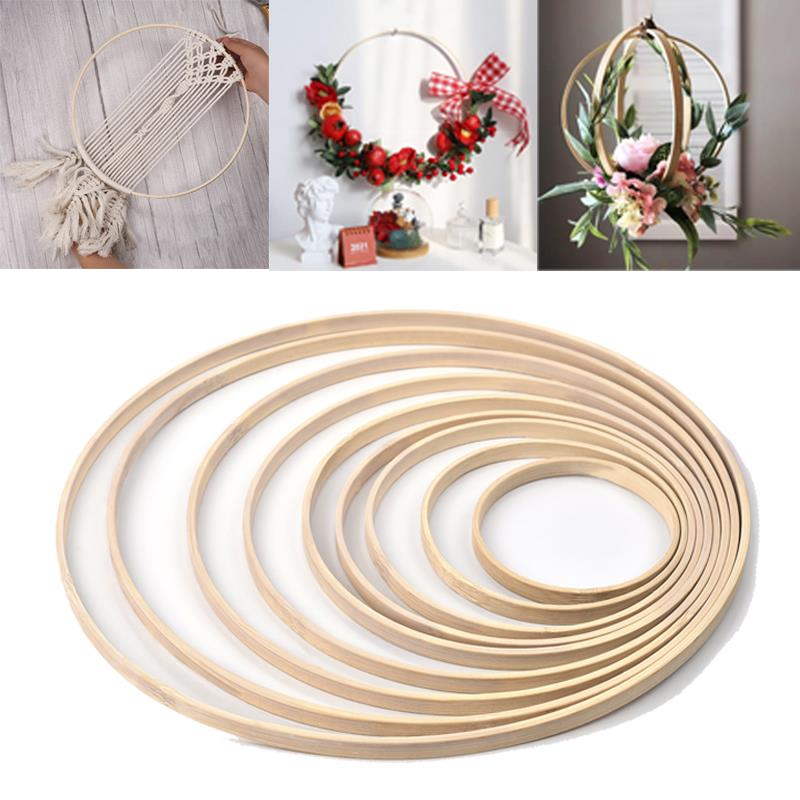 Embroidery Zone - 1/5Pcs 8-33cm Wooden DIY Handmade Catcher
