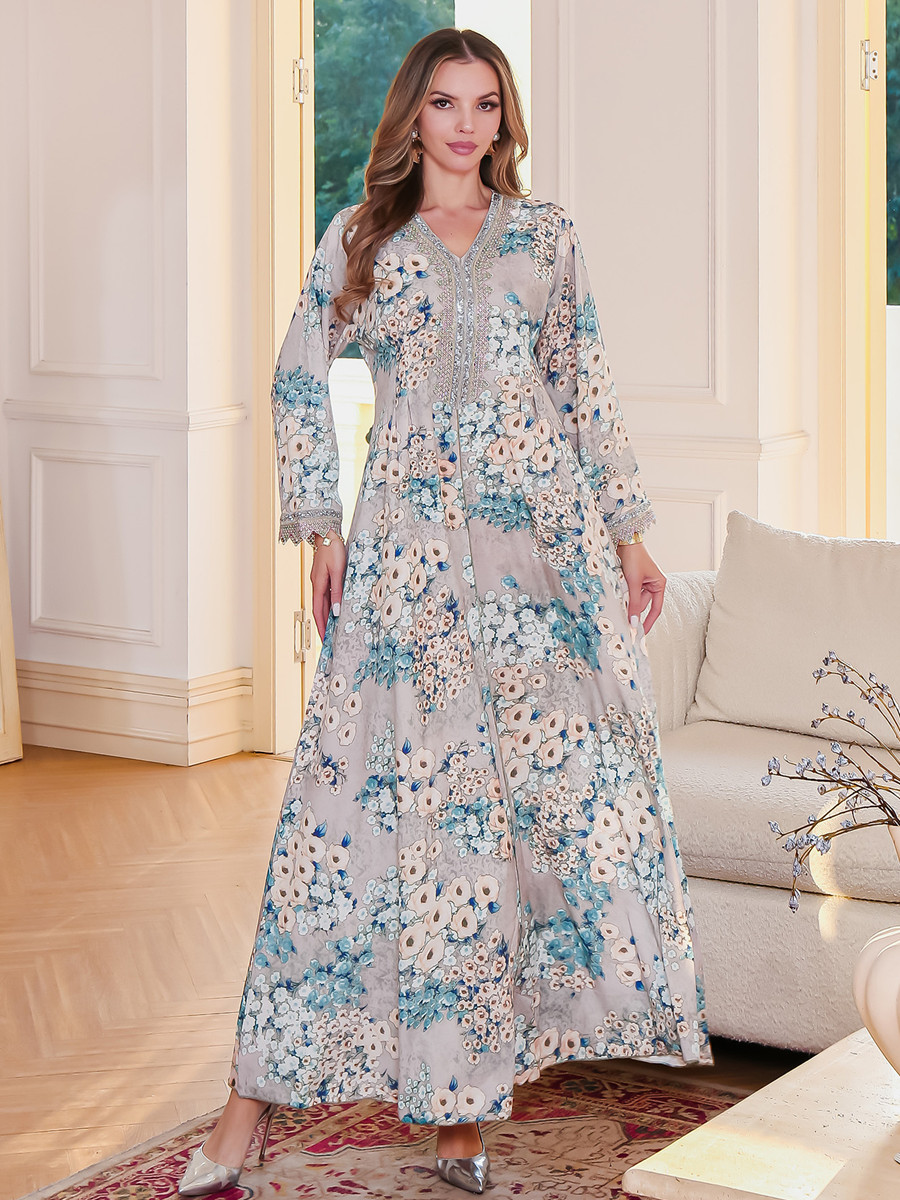 Muslim Women Dubai Abaya luxur - огляд і ціна Embroidery Kebaya