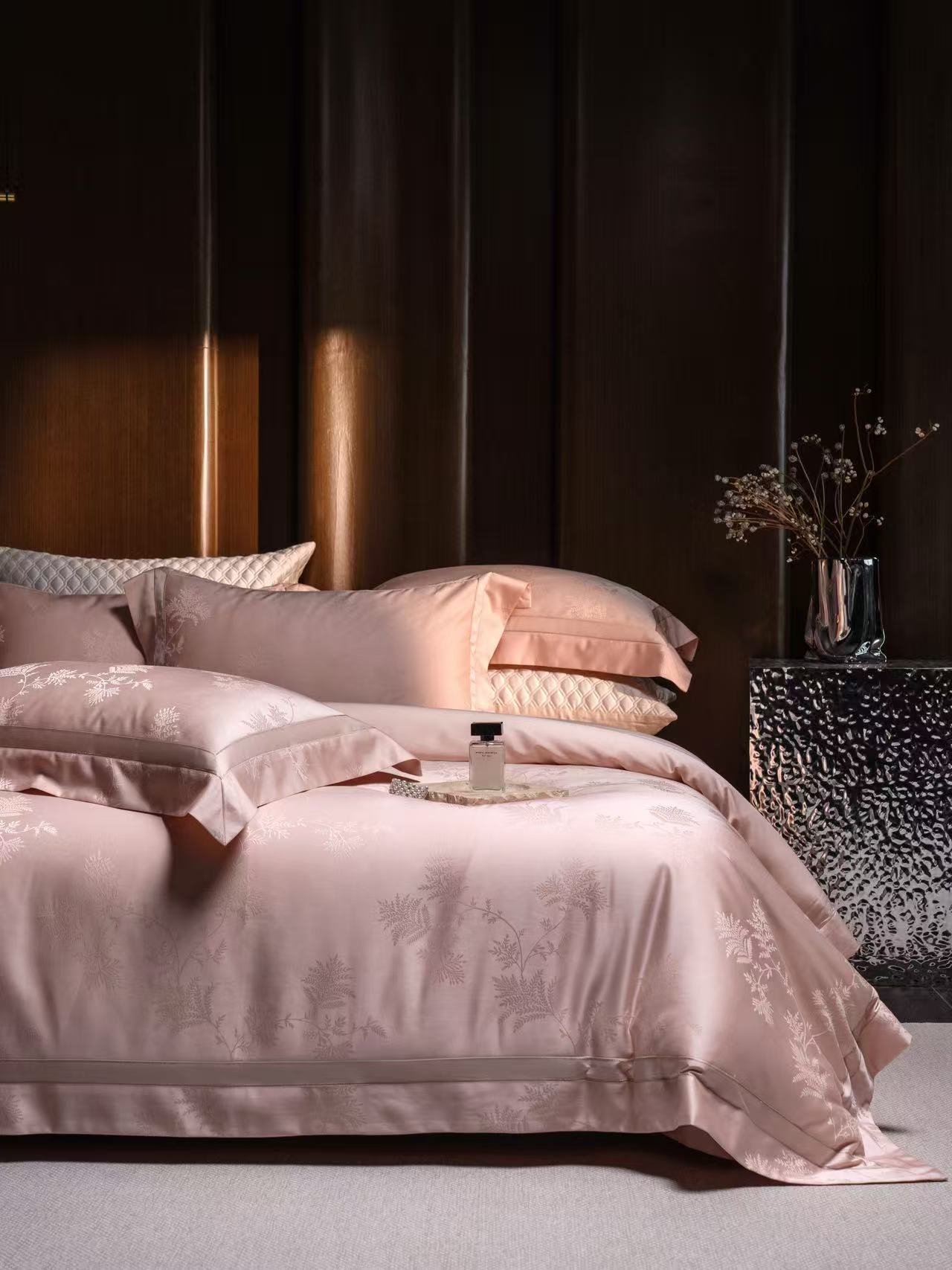 Luxury Pink Floral Jacquard Be - огляд і ціна Embroidery Sheet
