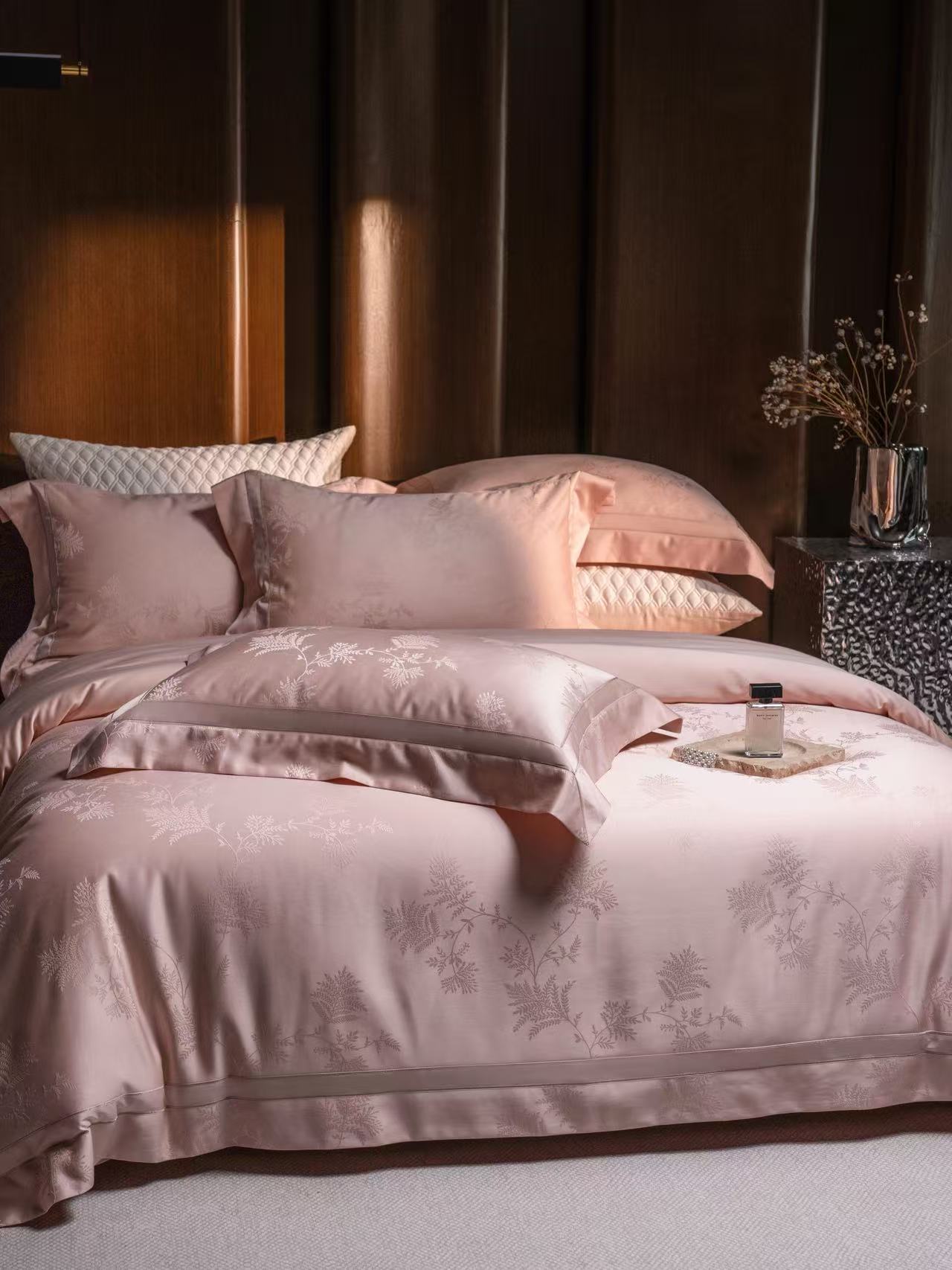 Luxury Pink Floral Jacquard Be - огляд і ціна Embroidery Sheet