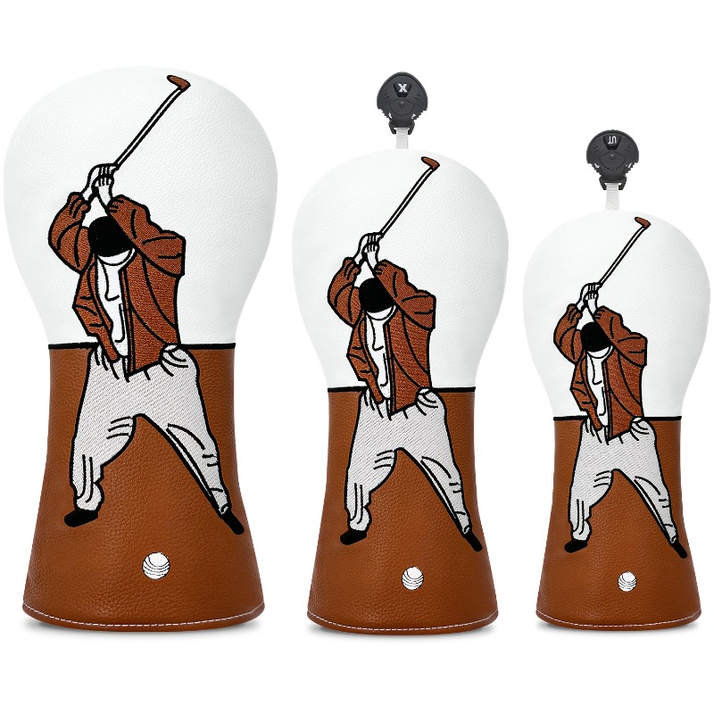 1pc High-Quality Golf Head Cov - огляд і ціна Embroidery White