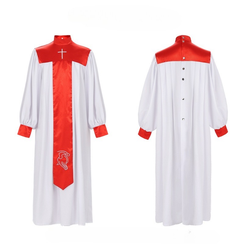 Medieval Ritual Robe with Embr - огляд і ціна Embroidery White