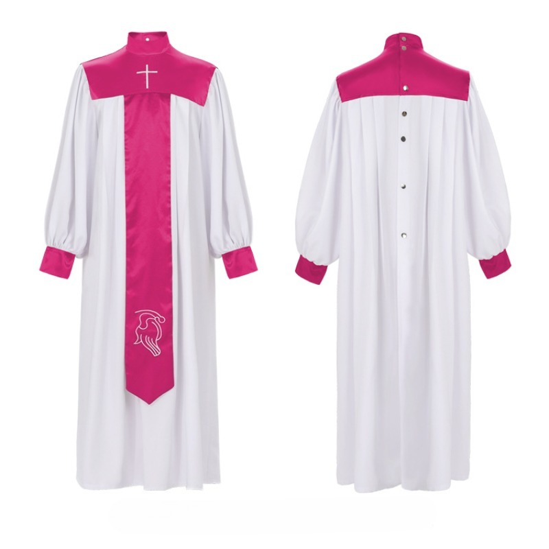 Medieval Ritual Robe with Embr - огляд і ціна Embroidery White