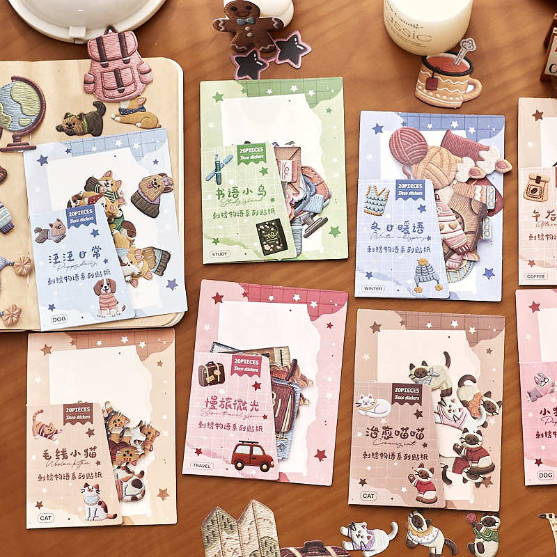 20pcs Embroidery Story Series  - огляд і ціна Embroidery Sheet