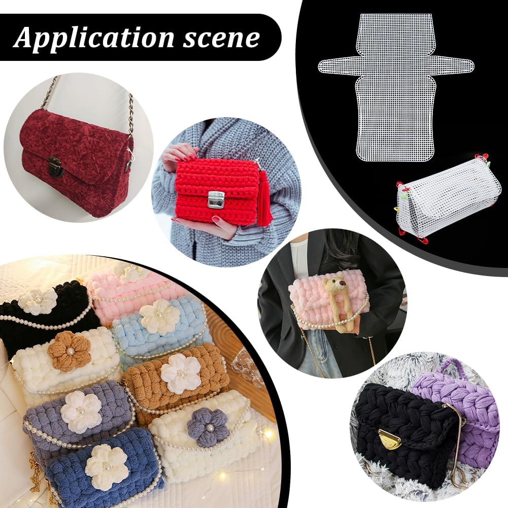 1-4Pcs Plastic Mesh Canvas She - огляд і ціна Embroidery Sheet