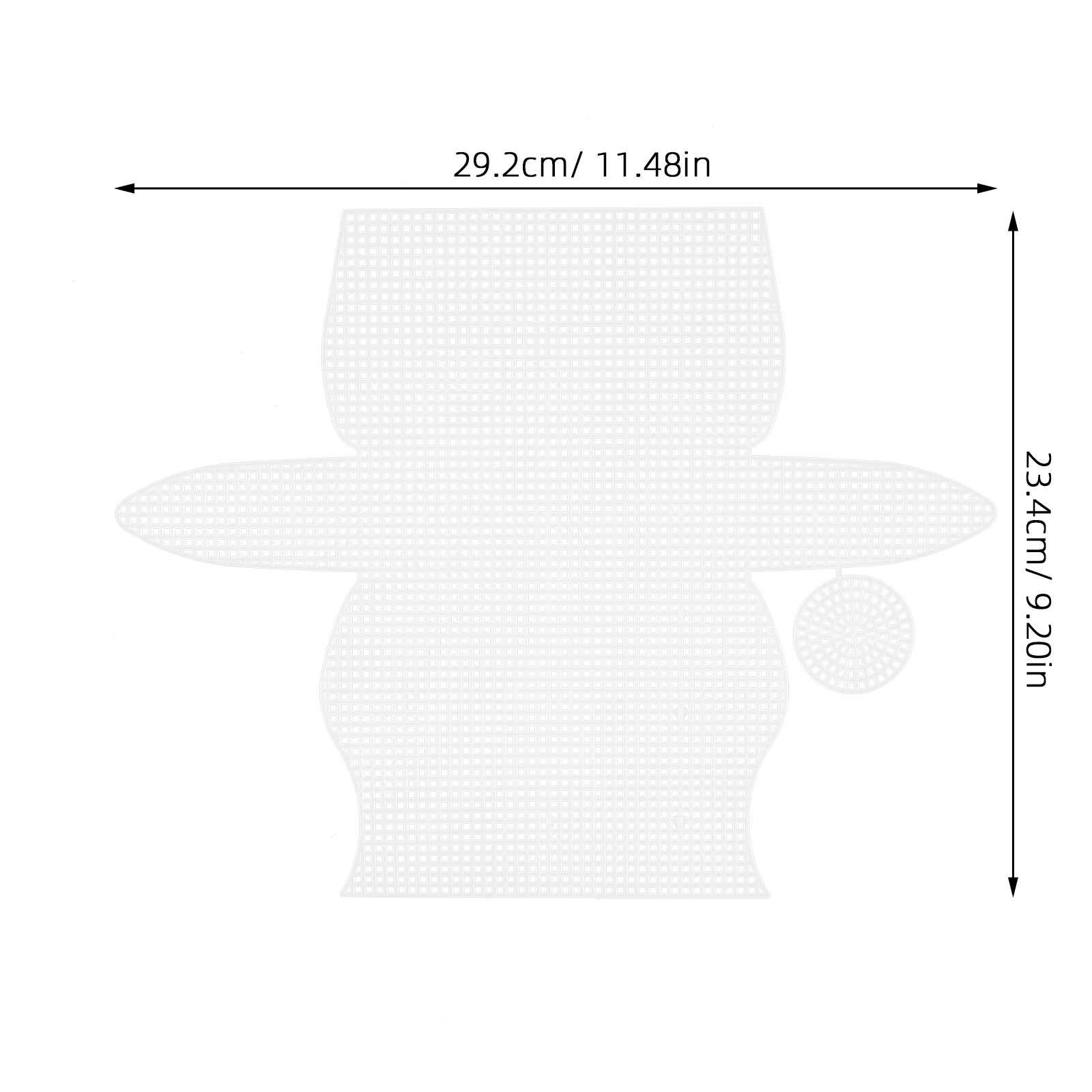 10Pcs Plastic Mesh for Handbag - огляд і ціна Embroidery Sheet