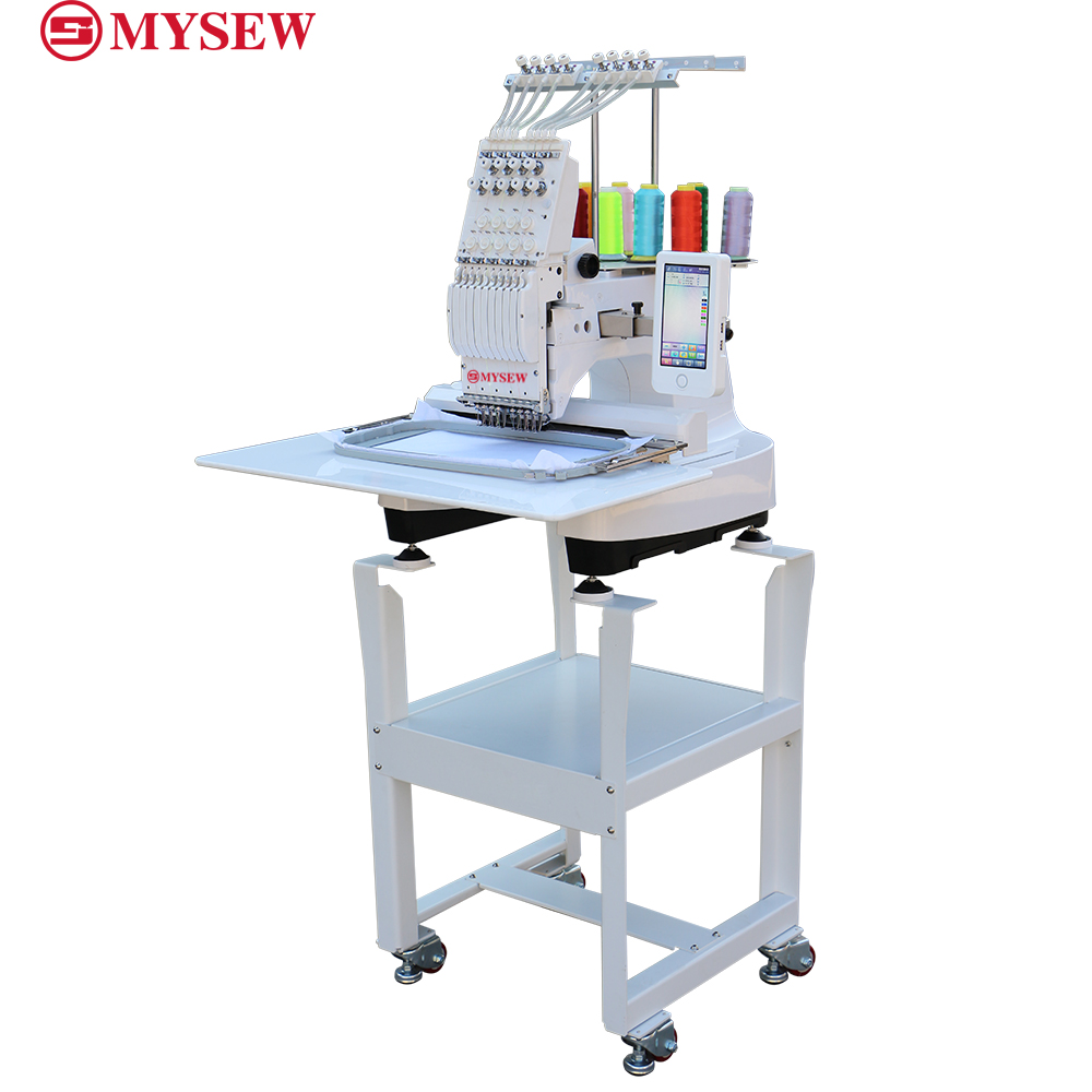 MYSEW MFS800  9  s Single Head - огляд і ціна Embroidery Tshirt