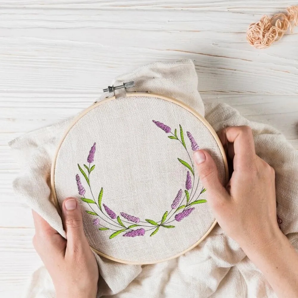 4 Sheets Lavender Flower Butte - огляд і ціна Embroidery Sheet
