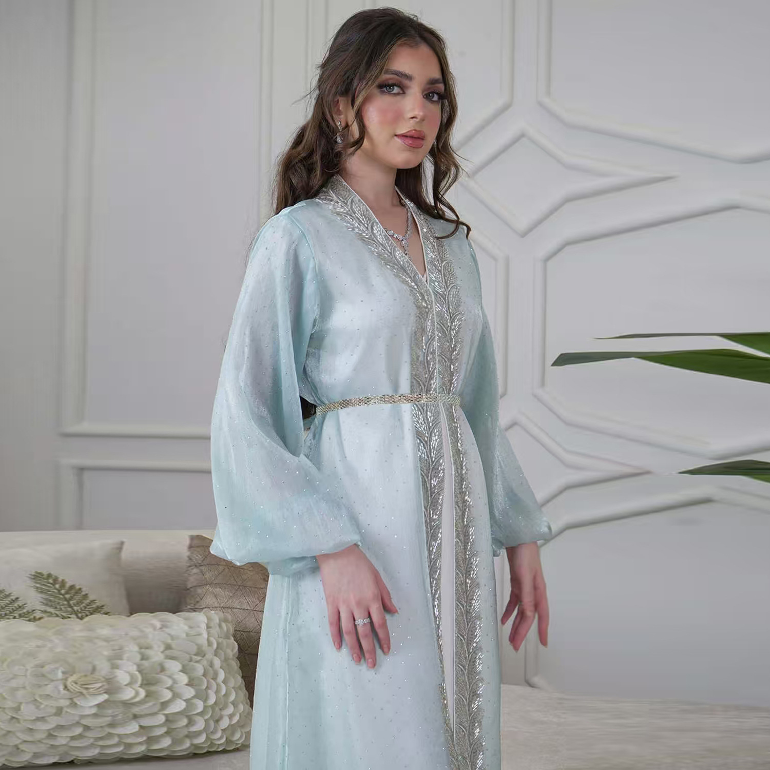 Eid Mubarak Djellaba Kimono Ca - огляд і ціна Embroidery Kebaya