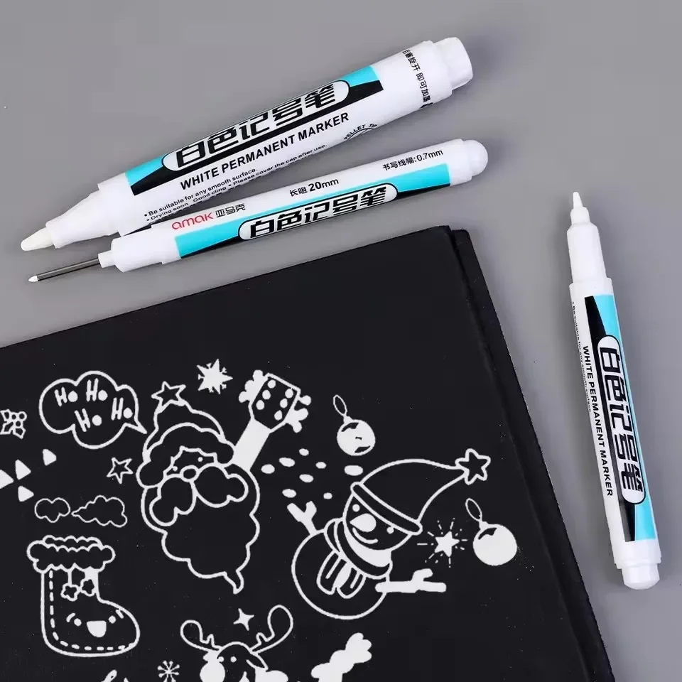 0.7/1.0/2.5MM White Permanent  - огляд і ціна Embroidery Art Painting