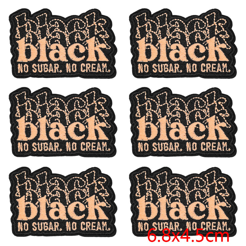 10PCS/Lots Black Girl Magic Co - огляд і ціна Embroidery On Black Shirt