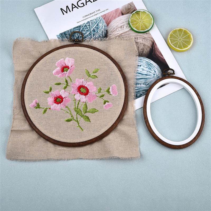Sewing Tool Round Oval Wooden  - огляд і ціна Embroidery Zone