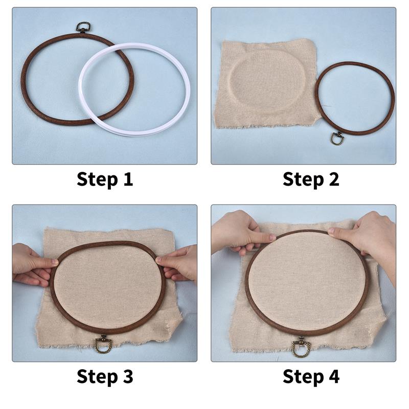 Sewing Tool Round Oval Wooden  - огляд і ціна Embroidery Zone