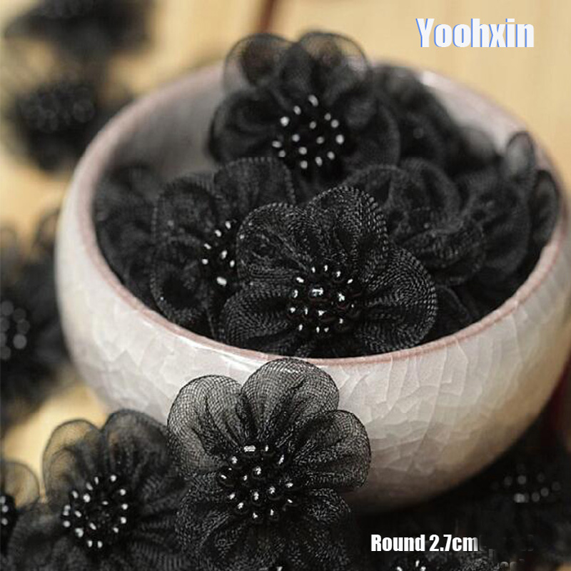 3pcs HOT 3D Black Flower Embro - огляд і ціна Embroidery On Black Shirt