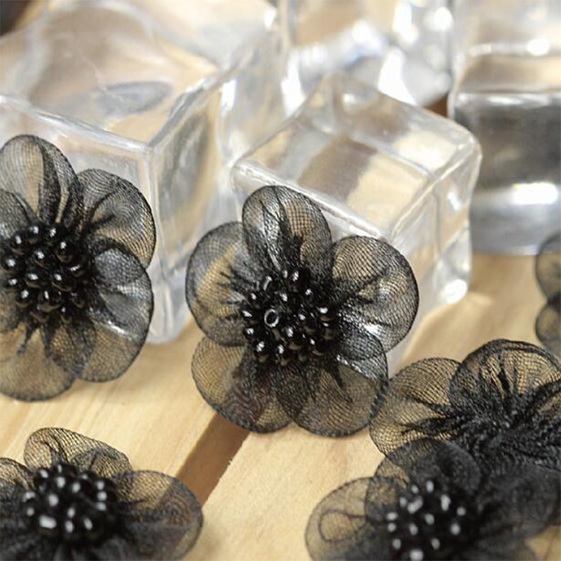 3pcs HOT 3D Black Flower Embro - огляд і ціна Embroidery On Black Shirt