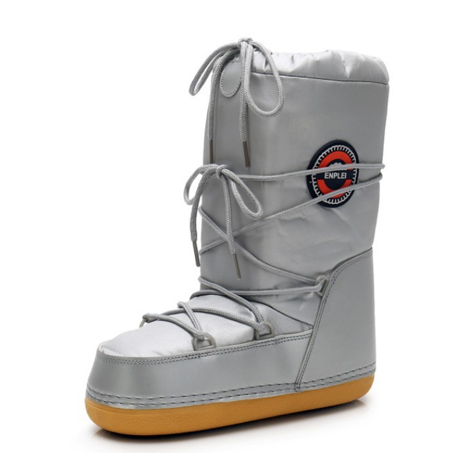 Winter Snow Boots Women Ski Bo - огляд і ціна Embroidery White