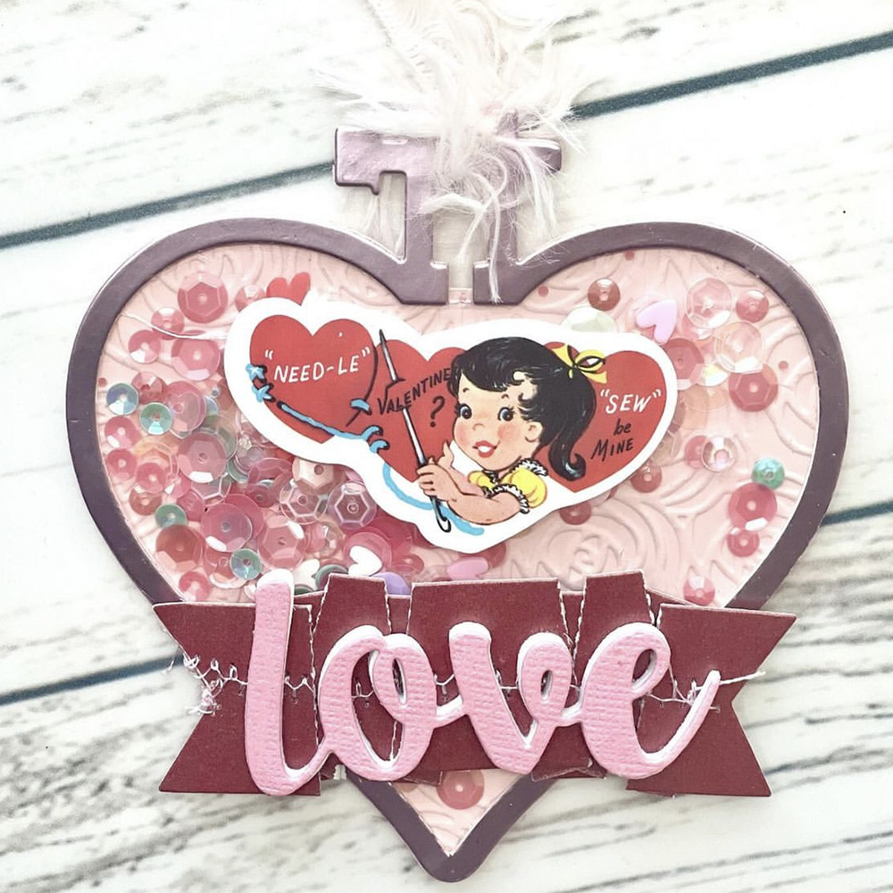 KSCRAFT Heart Embroidery Hoop  - огляд і ціна Embroidery Zone