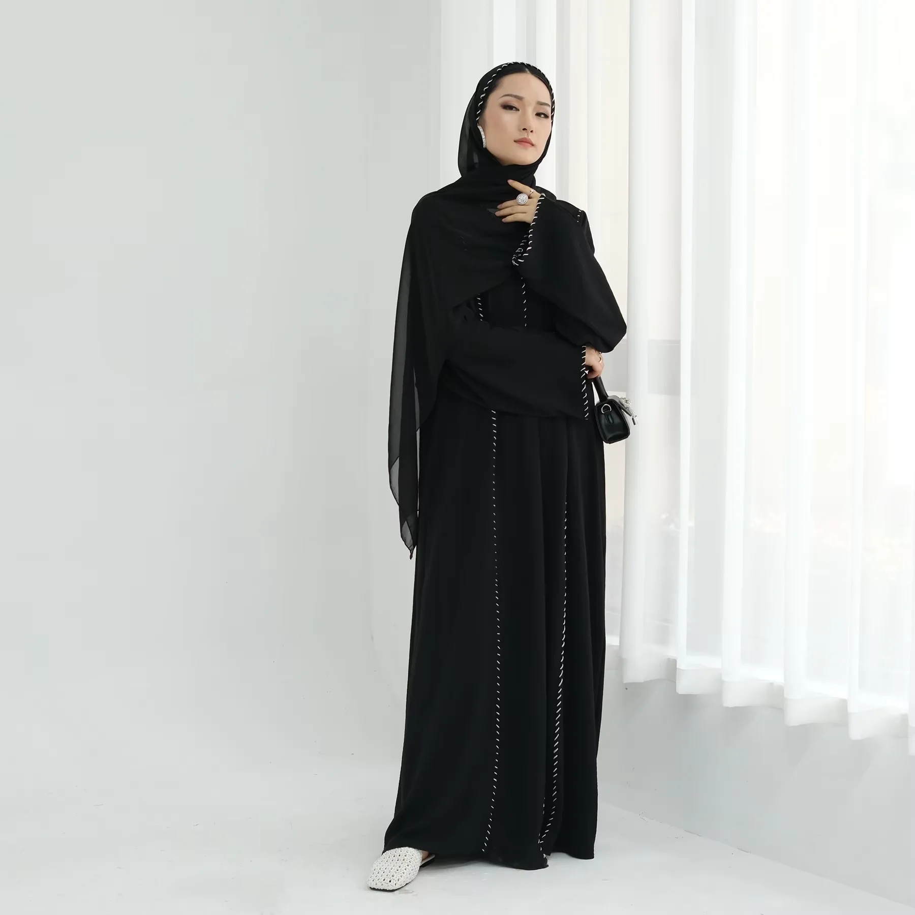 Dubai Abaya Luxury Kimono Card - огляд і ціна Embroidery Kebaya
