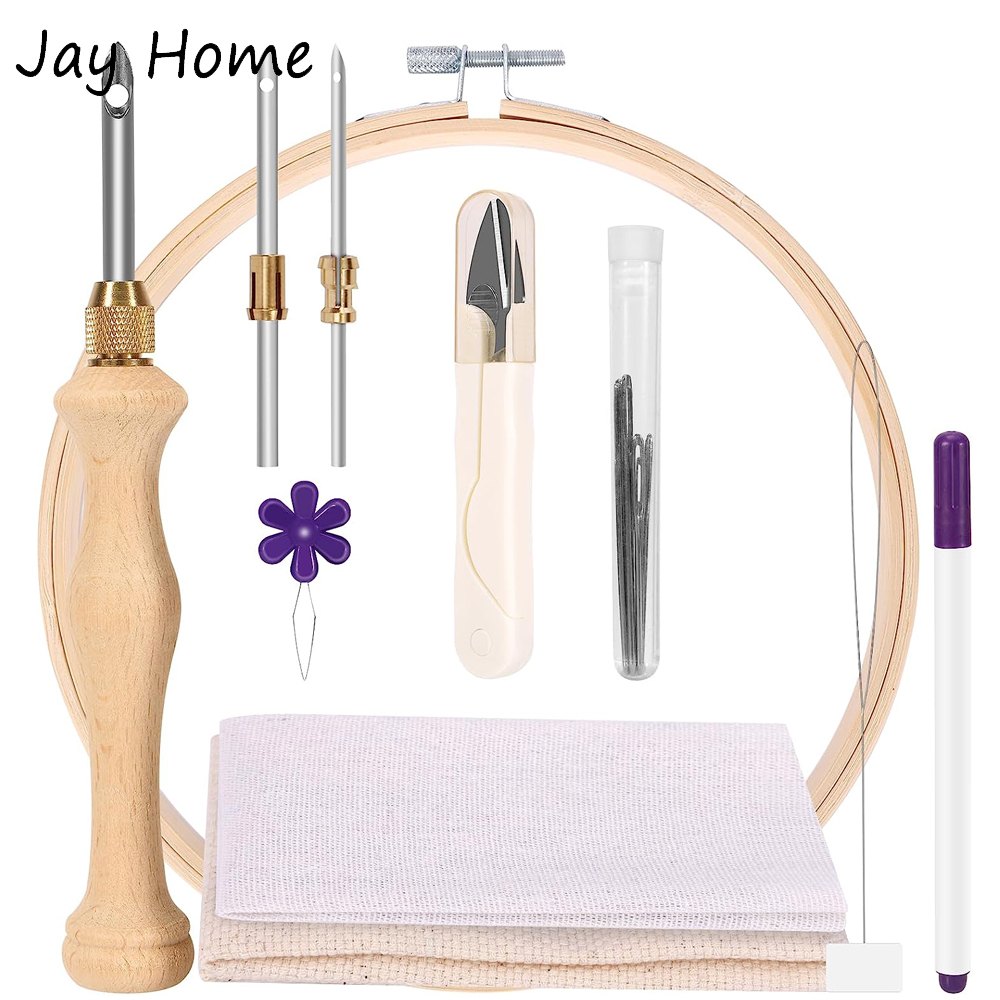 Punch Needle Starter Kit with  - огляд і ціна Embroidery Zone