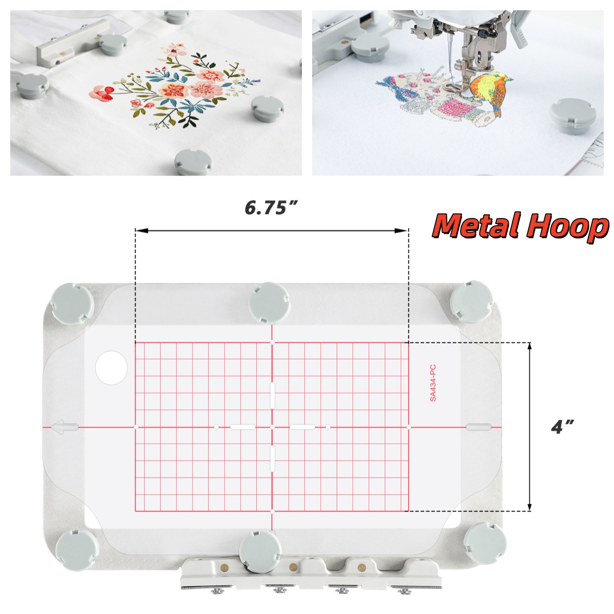 Magnetic Embroidery Hoop Metal - огляд і ціна Embroidery Zone