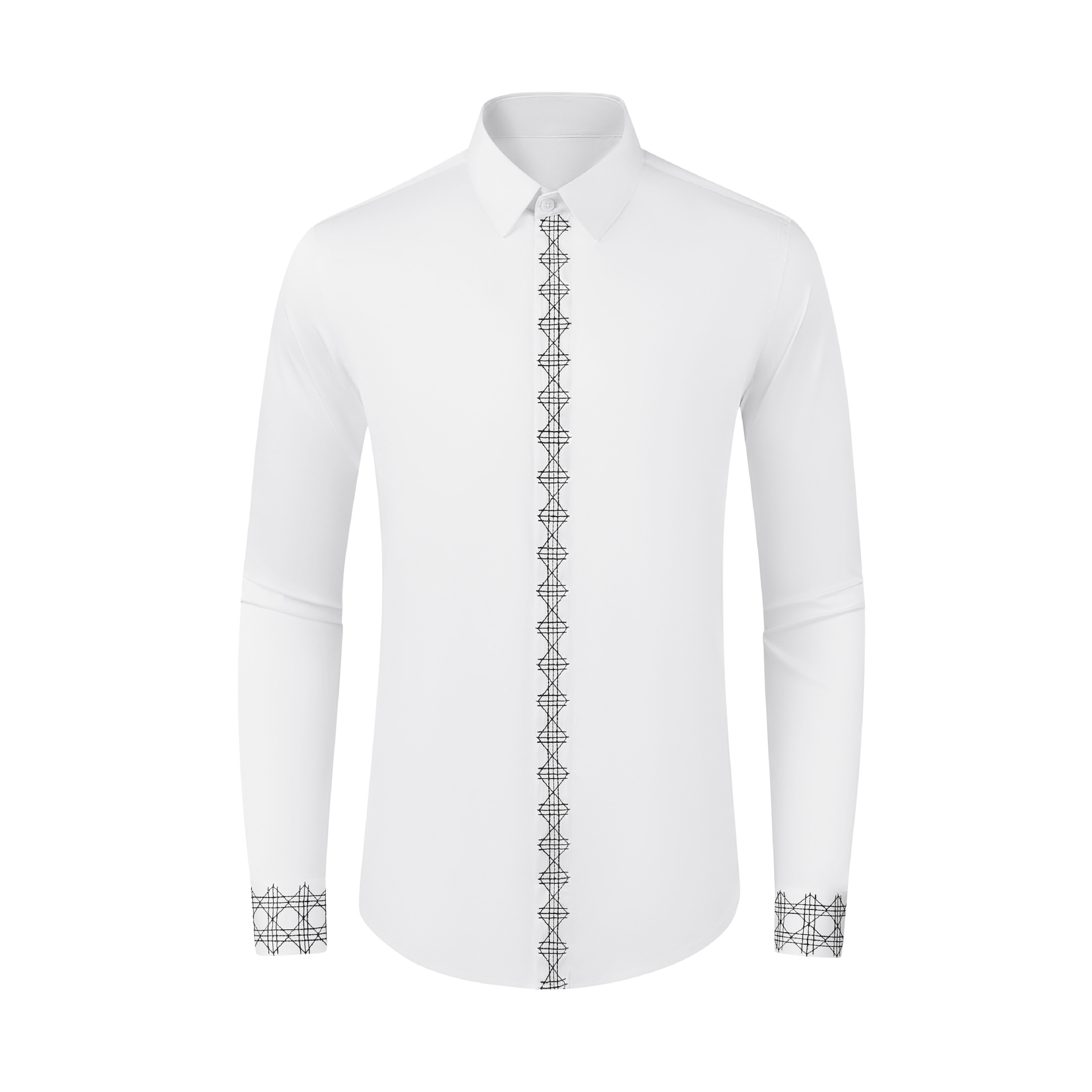 Autumn and Winter New Product: - огляд і ціна Embroidery On Black Shirt