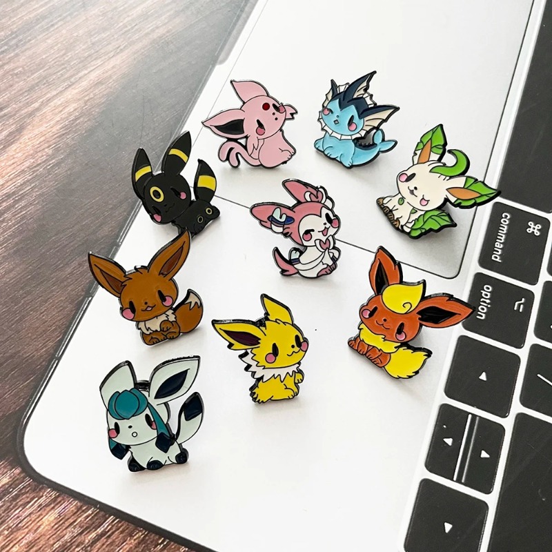 Hot 9 Pcs Anime Elf Brooch Set - огляд і ціна Embroidery Garment
