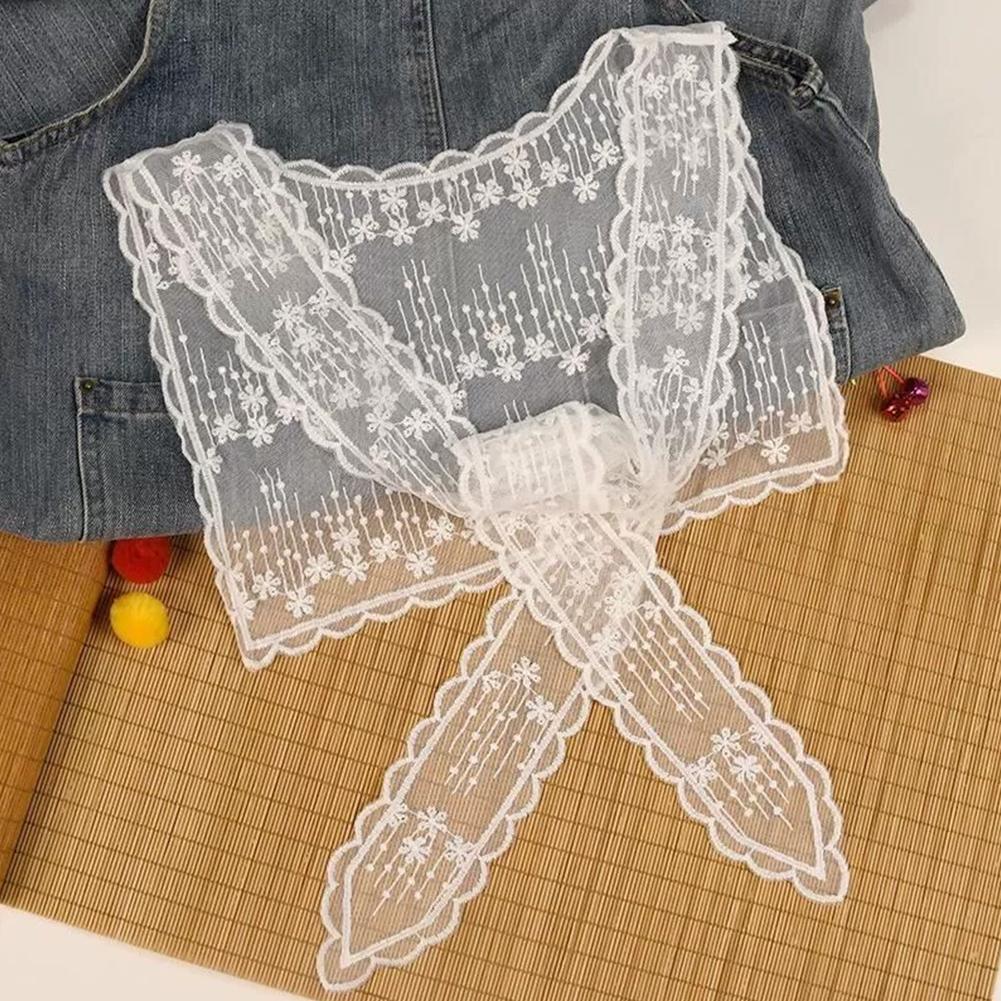 French Lace Shawl Scarf for Wo - огляд і ціна Embroidery Tshirt