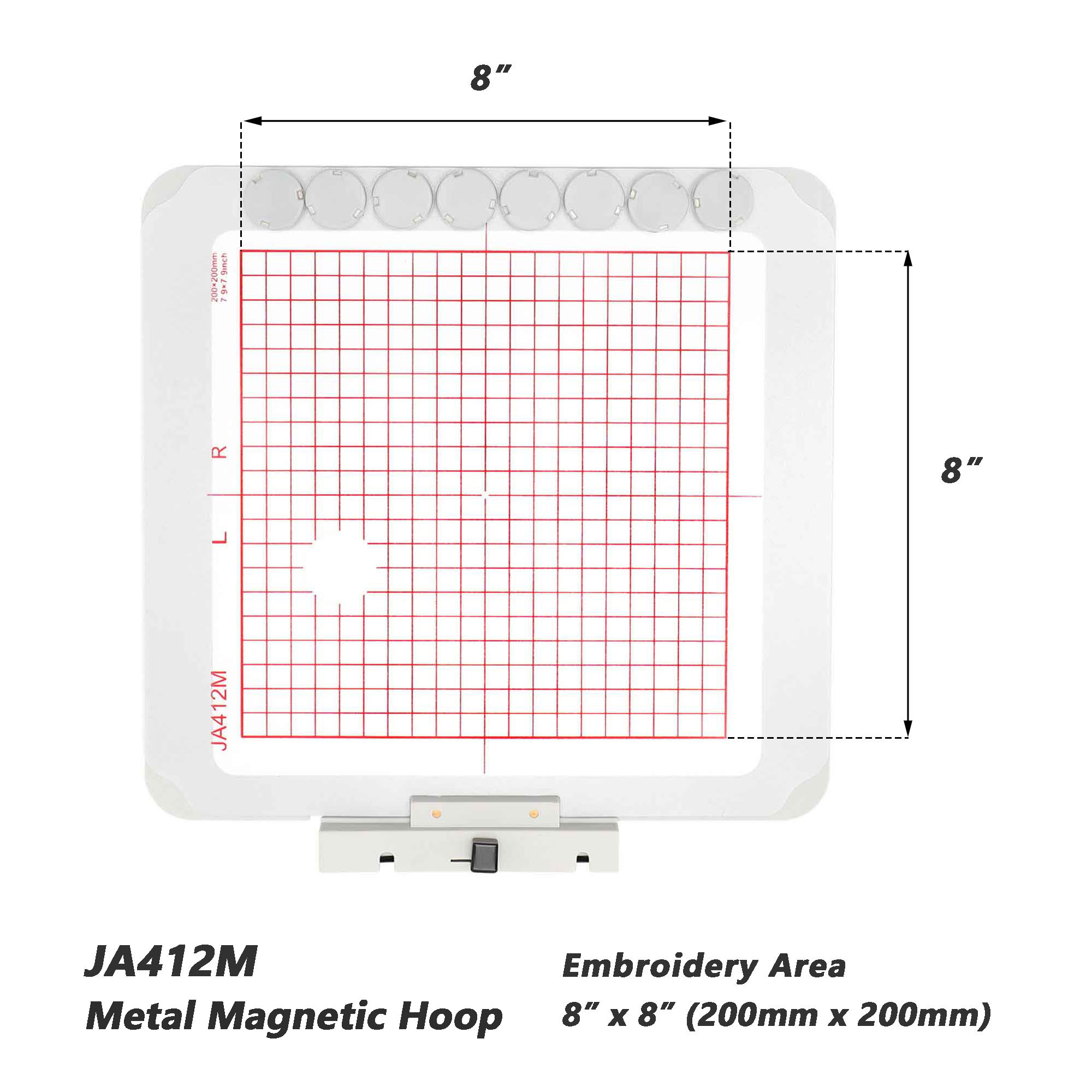 Magnetic Hoop for Janome MC 50 - огляд і ціна Embroidery Zone