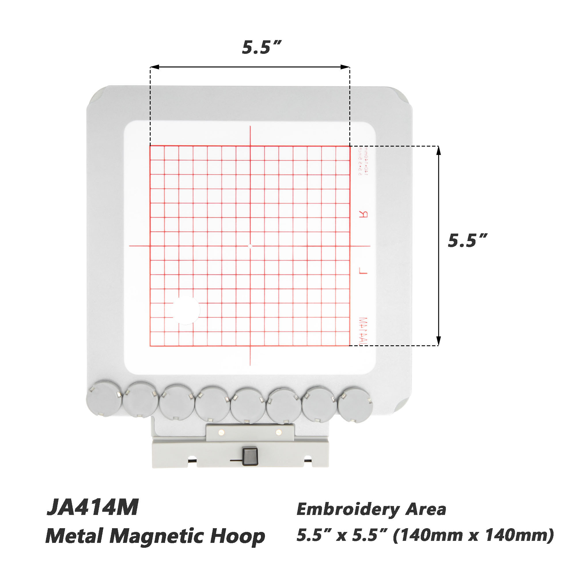 Magnetic Hoop for Janome MC 50 - огляд і ціна Embroidery Zone