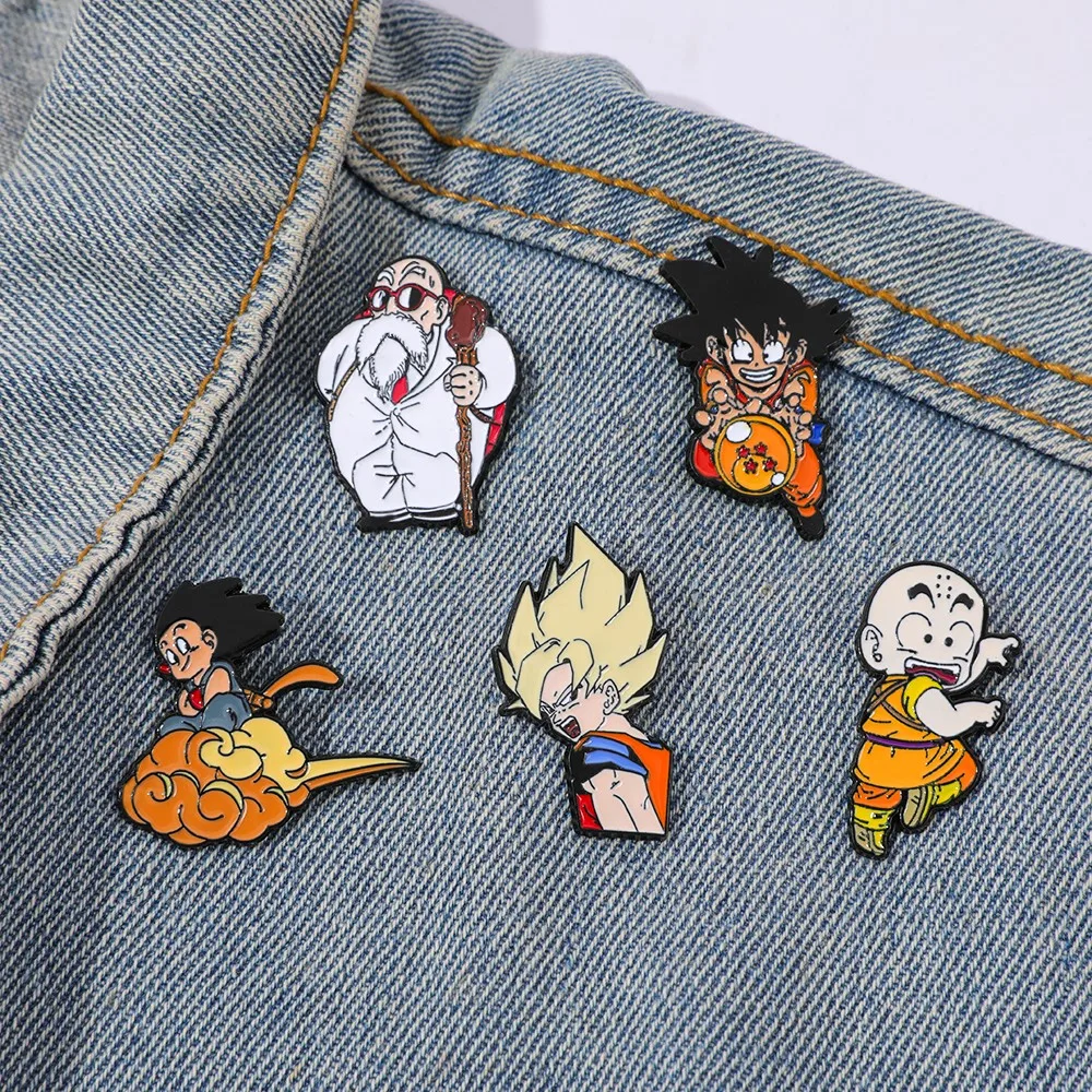 5 Pcs Classic Popular Anime Br - огляд і ціна Embroidery Garment