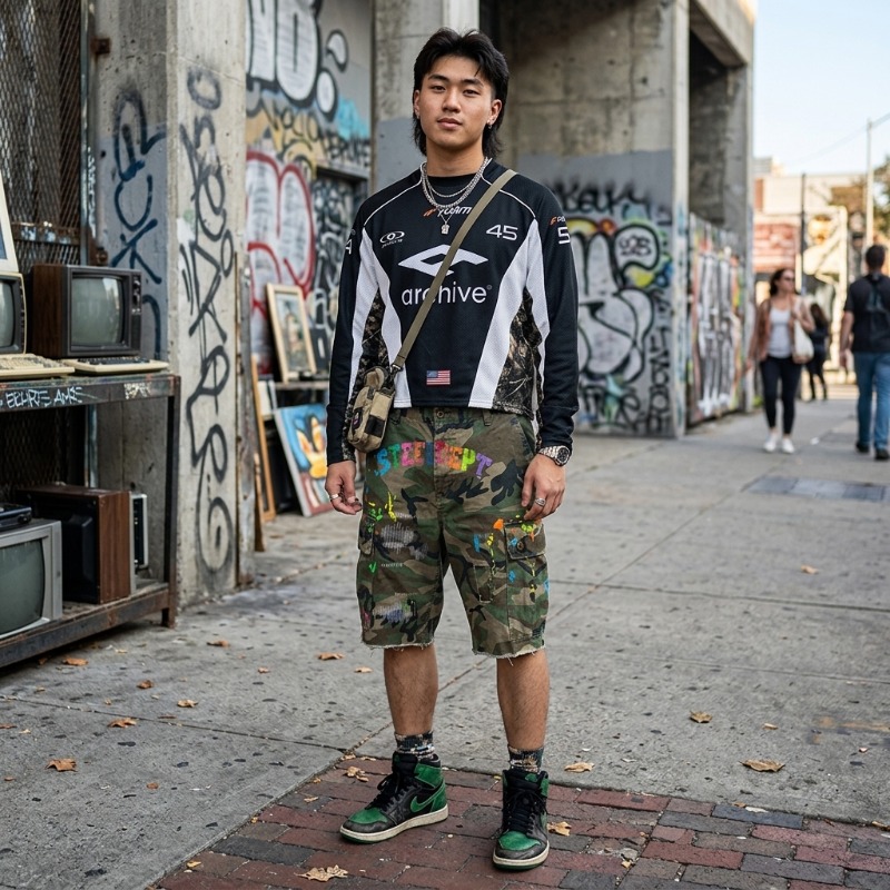 Hip Hop Y2K Streetwear Men Mat - огляд і ціна Embroidery Tshirt