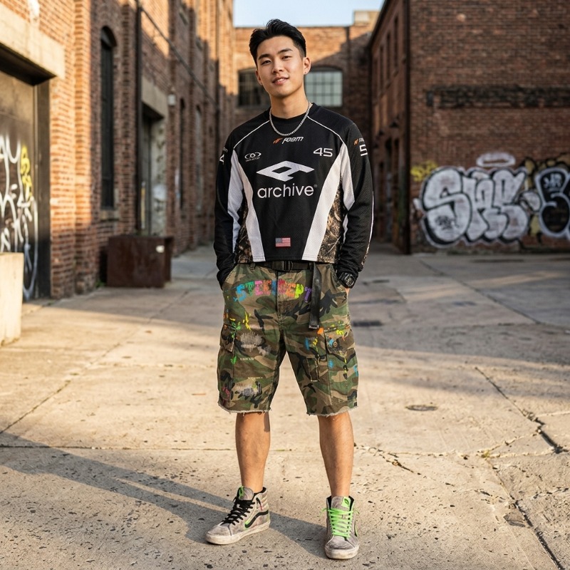 Hip Hop Y2K Streetwear Men Mat - огляд і ціна Embroidery Tshirt