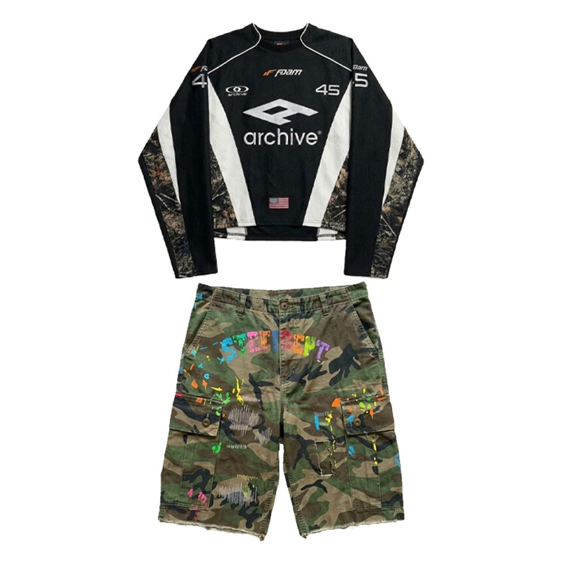 Hip Hop Y2K Streetwear Men Mat - огляд і ціна Embroidery Tshirt