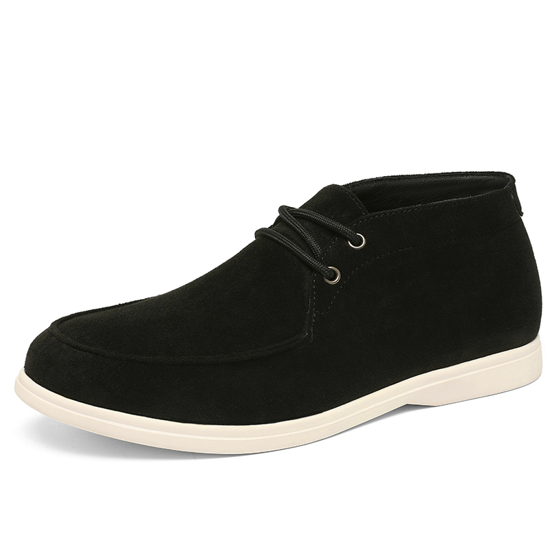 Classic British Style Suede Le - огляд і ціна Embroidery White