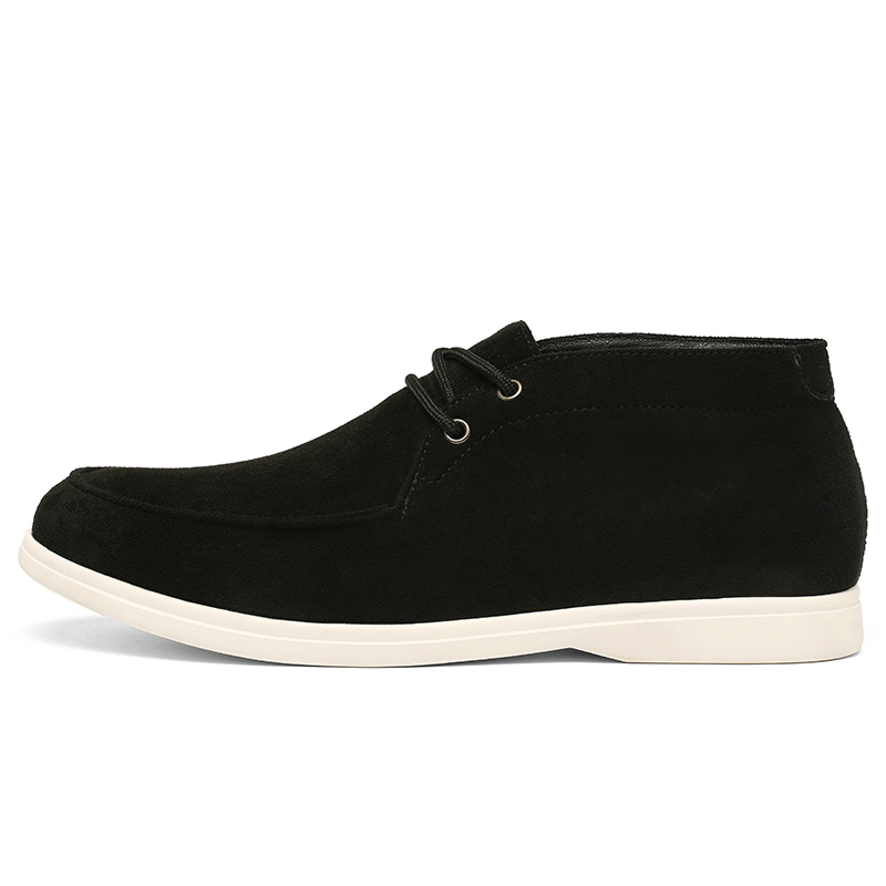 Classic British Style Suede Le - огляд і ціна Embroidery White