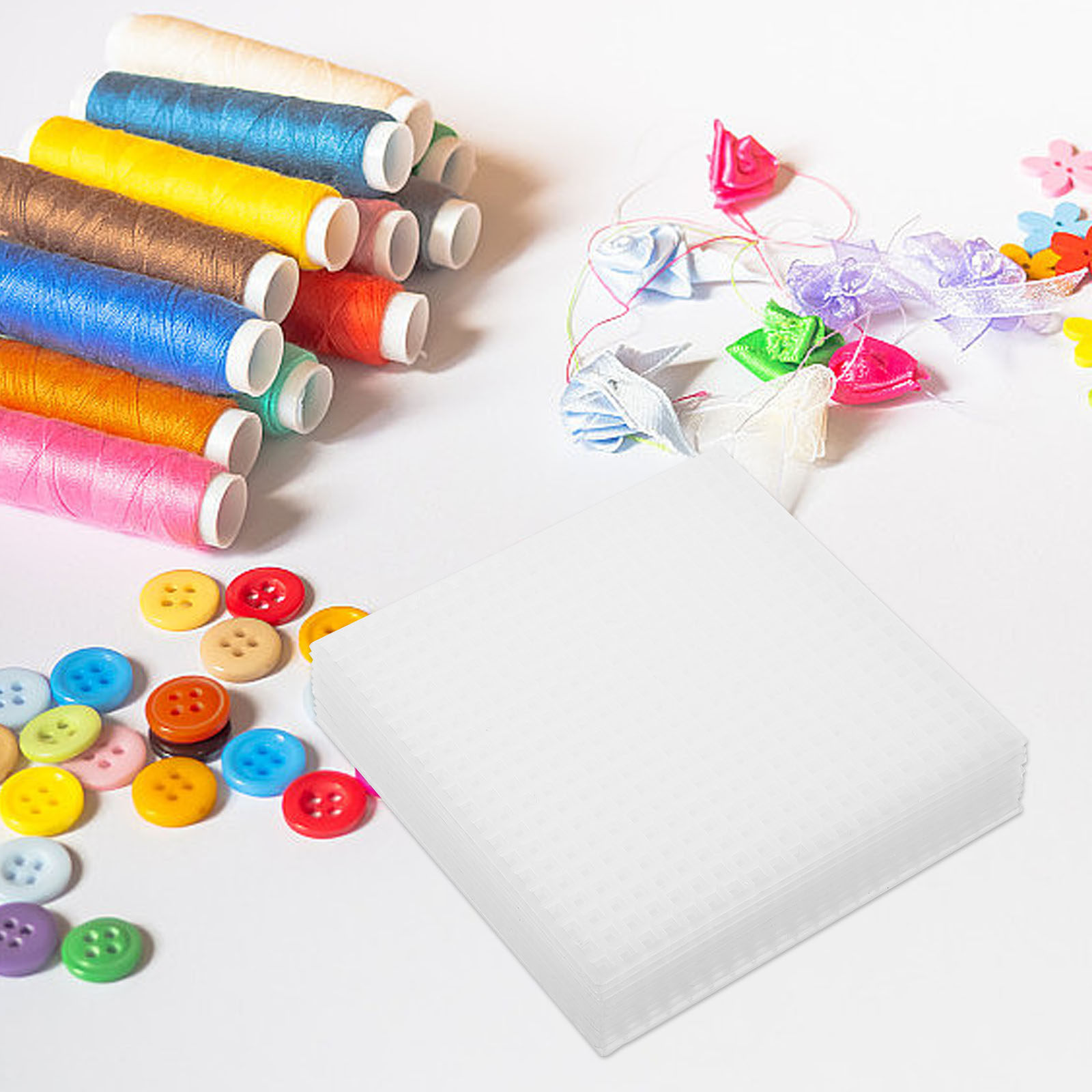 10pcs 8x8cm Square Mesh Sheets - огляд і ціна Embroidery Sheet