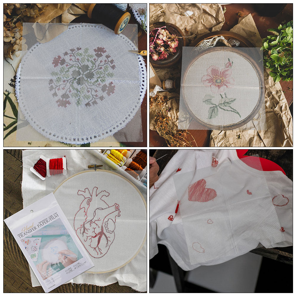 8Pcs Water Soluble Embroidery  - огляд і ціна Embroidery Tshirt