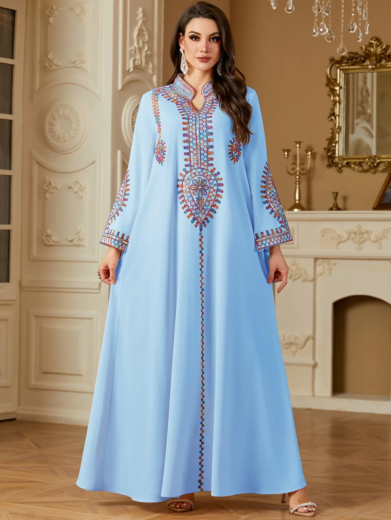 Eid Embroidery Party Dress Wom - огляд і ціна Embroidery Kebaya
