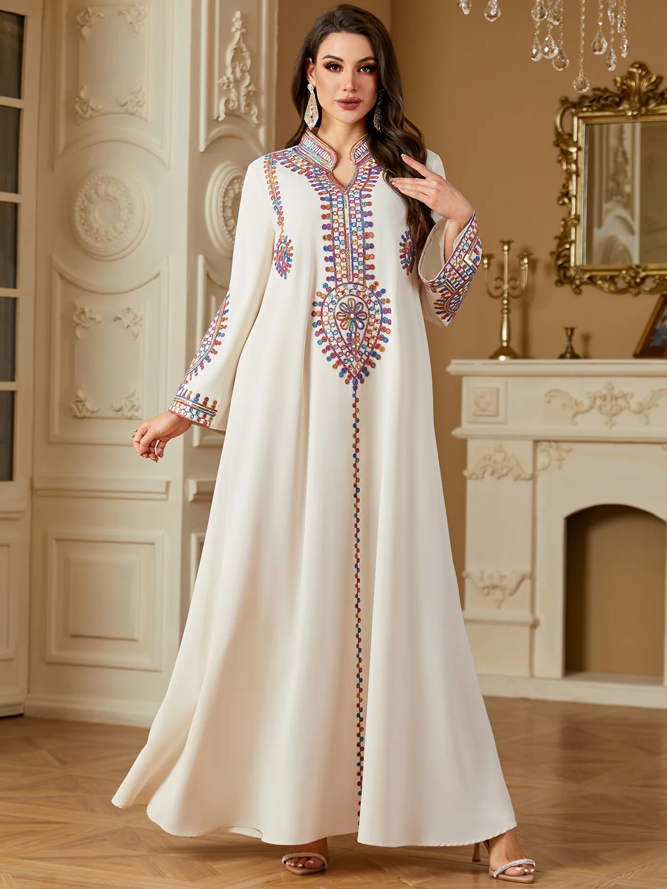 Eid Embroidery Party Dress Wom - огляд і ціна Embroidery Kebaya